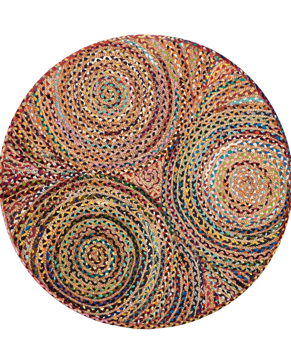Teppich Baumwolle Bunt 140 Cm Yenice