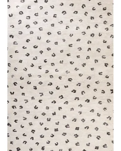 Teppich Baumwolle Hellbeige Tiermotiv 160 X 230 Cm Afis
