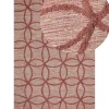 Teppich Baumwolle Rot 160 X 230 Cm Geometrisches Muster Kurzflor Kirsehir