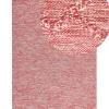 Teppich Baumwolle Rot 160 X 230 Cm Mit Quasten Nigde
