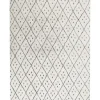 Teppich Baumwolle Weis / Schwarz 160 X 230 Cm Cm Kurzflor Agadir