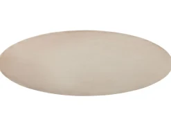Teppich Beige 140 Cm Rund Kurzflor Gesi Ii