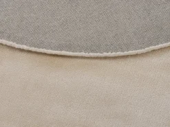 Teppich Beige 140 Cm Rund Kurzflor Gesi Ii