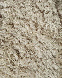 Teppich Beige 140 Cm Shaggy Cide