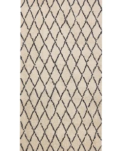 Teppich Beige / Schwarz 80 X 150 Cm Midyat