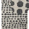 Teppich Beige / Schwarz 160 X 230 Cm Gepunktetes Muster Havran
