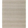 Teppich Beige 140 X 200 Cm Geometrisches Muster Kurzflor Zweiseitig Dortyol