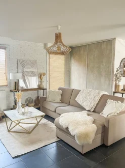 Teppich Beige 160 X 230 Cm Kurzflor Gesi Ii