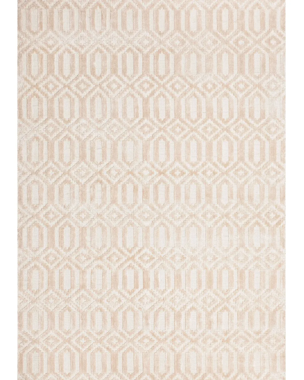 Teppich Beige 160 X 230 Cm Kurzflor Adatepe