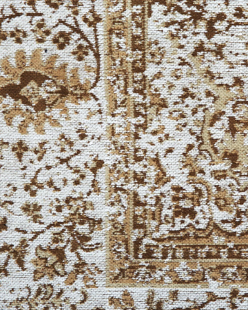 Teppich Beige 140 X 200 Cm Kurzflor Almus