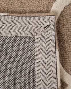 Teppich Beige 160 X 230 Cm Marokkanisches Muster Kurzflor Erbaa