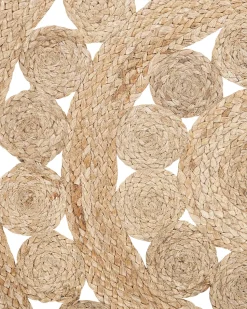 Teppich Beige Jute O 120 Cm Birecik