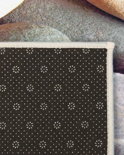 Teppich Beige Steinoptik 80 X 150 Cm Kurzflor Denizli