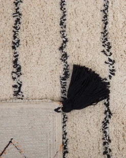 Teppich Beige/Schwarz 160 X 230 Cm Shaggy Maltepe