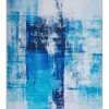 Teppich Blau 160 X 230 Cm Kurzflor Trabzon