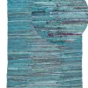 Teppich Blau 140 X 200 Cm Kurzflor Mersin