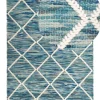 Teppich Blau 160 X 230 Cm Kurzflor Belenli