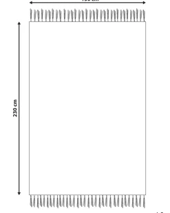 Teppich Blumenmuster Mehrfarbig Mit Fransen 150 X 230 Cm Kurzflor Kelkit