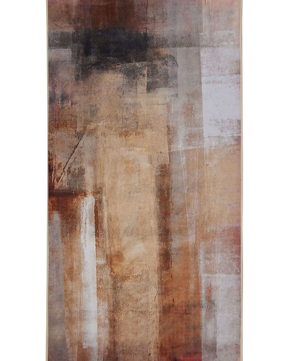 Teppich Braun 80 X 150 Cm Kurzflor Trabzon