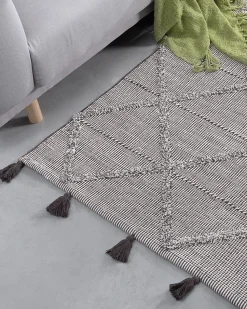 Teppich Braun 140 X 200 Cm Shaggy Tuzla