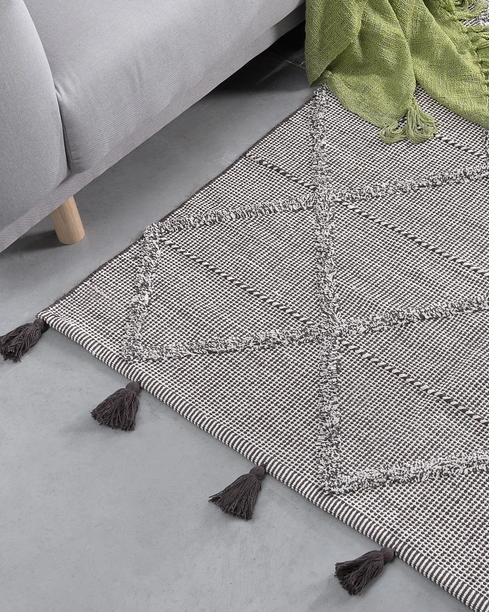Teppich Braun 140 X 200 Cm Shaggy Tuzla