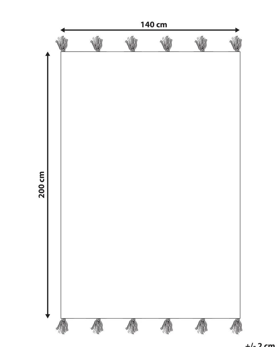Teppich Braun 140 X 200 Cm Shaggy Tuzla