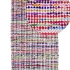 Teppich Bunt 80 X 150 Cm Abstraktes Muster Kurzflor Belen