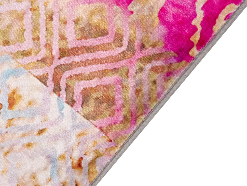 Teppich Bunt 160 X 230 Cm Kurzflor Isparta