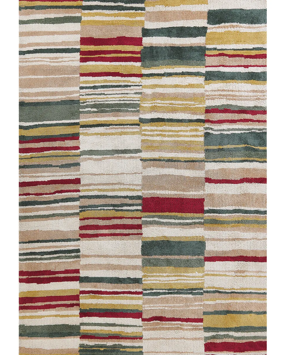 Teppich Bunt 160 X 230 Cm Kurzflor Fatsa