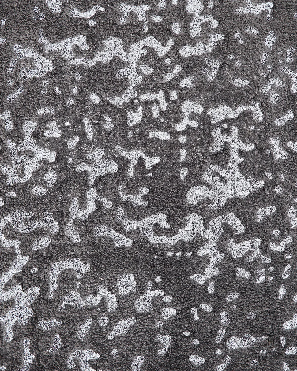 Teppich Dunkelgrau-Silber 160 X 230 Cm Abstraktes Muster Esel