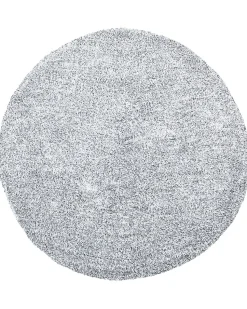 Teppich Grau Meliert 140 Cm Shaggy Demre