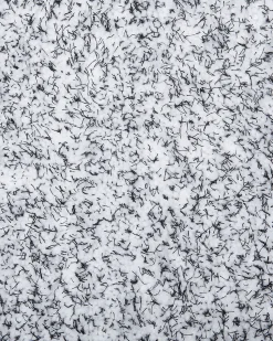 Teppich Grau Meliert 140 Cm Shaggy Demre