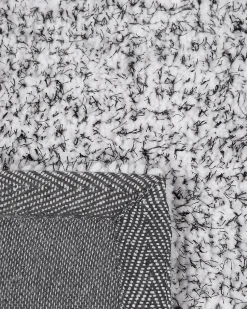 Teppich Grau Meliert 200 X 300 Cm Shaggy Demre