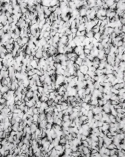 Teppich Grau Meliert 200 X 300 Cm Shaggy Demre