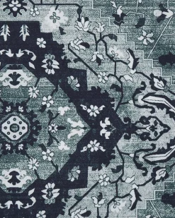 Teppich Grau Orientalisches Muster 80 X 300 Cm Kurzflor Vadkadam