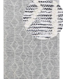 Teppich Grau-Beige 160 X 230 Cm Kurzflor Edremit