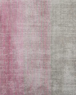Teppich Grau-Rosa 160 X 230 Cm Kurzflor Ercis