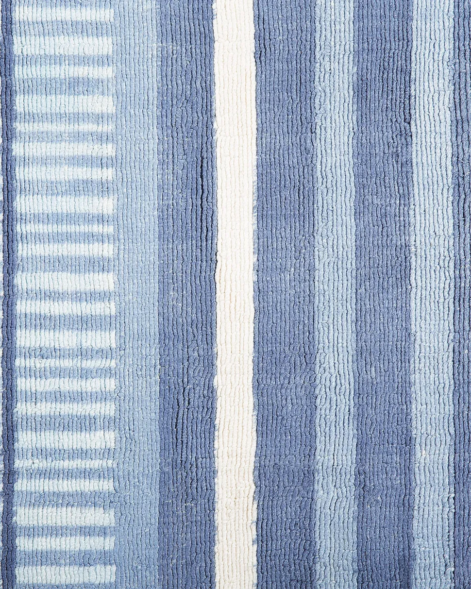 Teppich Hellblau 160 X 230 Cm Kurzflor Yardere