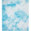 Teppich Hellblau 140 X 200 Cm Marokkanisches Muster Kurzflor Elazig