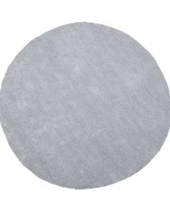 Teppich Hellgrau 140 Cm Shaggy Demre