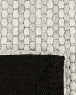 Teppich Hellgrau 160 X 230 Cm Kurzflor Kilis
