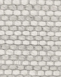 Teppich Hellgrau 160 X 230 Cm Kurzflor Kilis