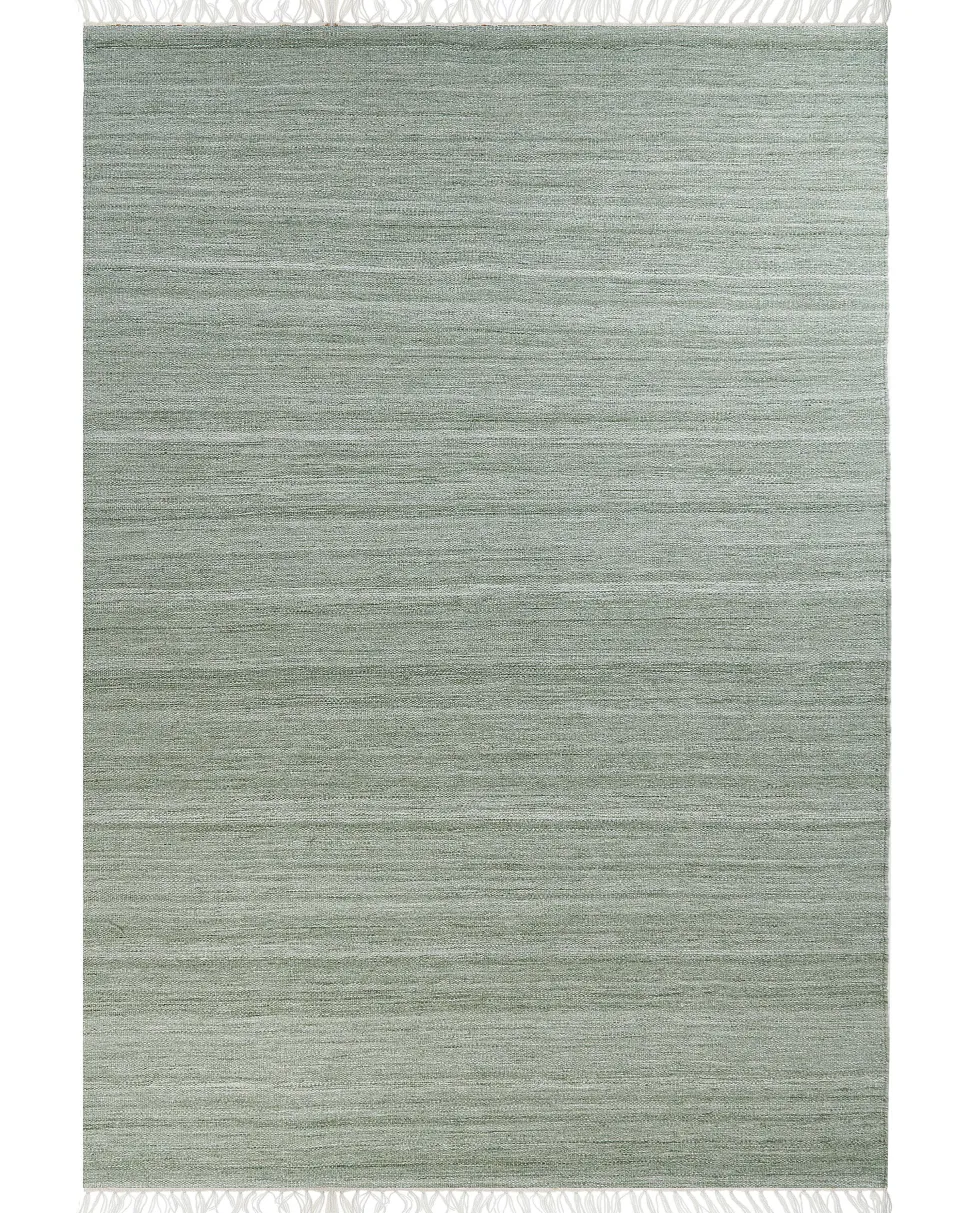 Teppich Hellgrun 160 X 230 Cm Kurzflor Malhia