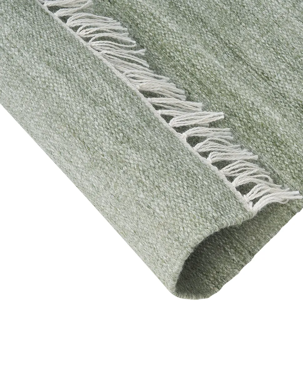Teppich Hellgrun 160 X 230 Cm Kurzflor Malhia