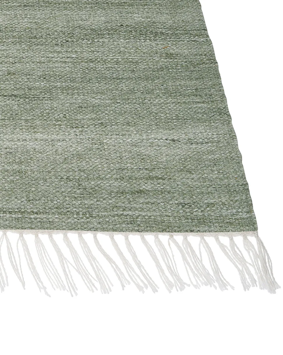 Teppich Hellgrun 160 X 230 Cm Kurzflor Malhia