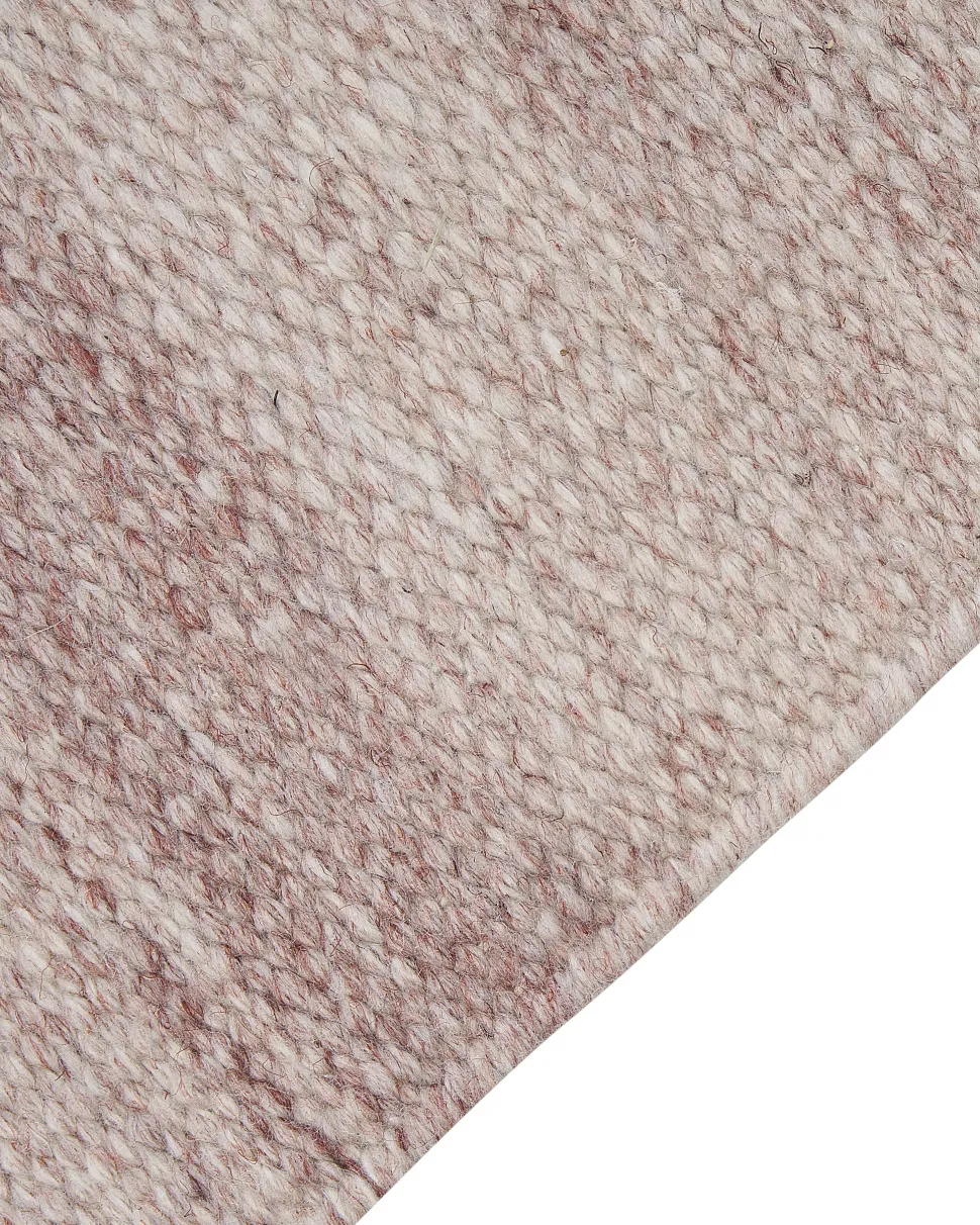 Teppich Hellrot 160 X 230 Cm Kurzflor Malhia