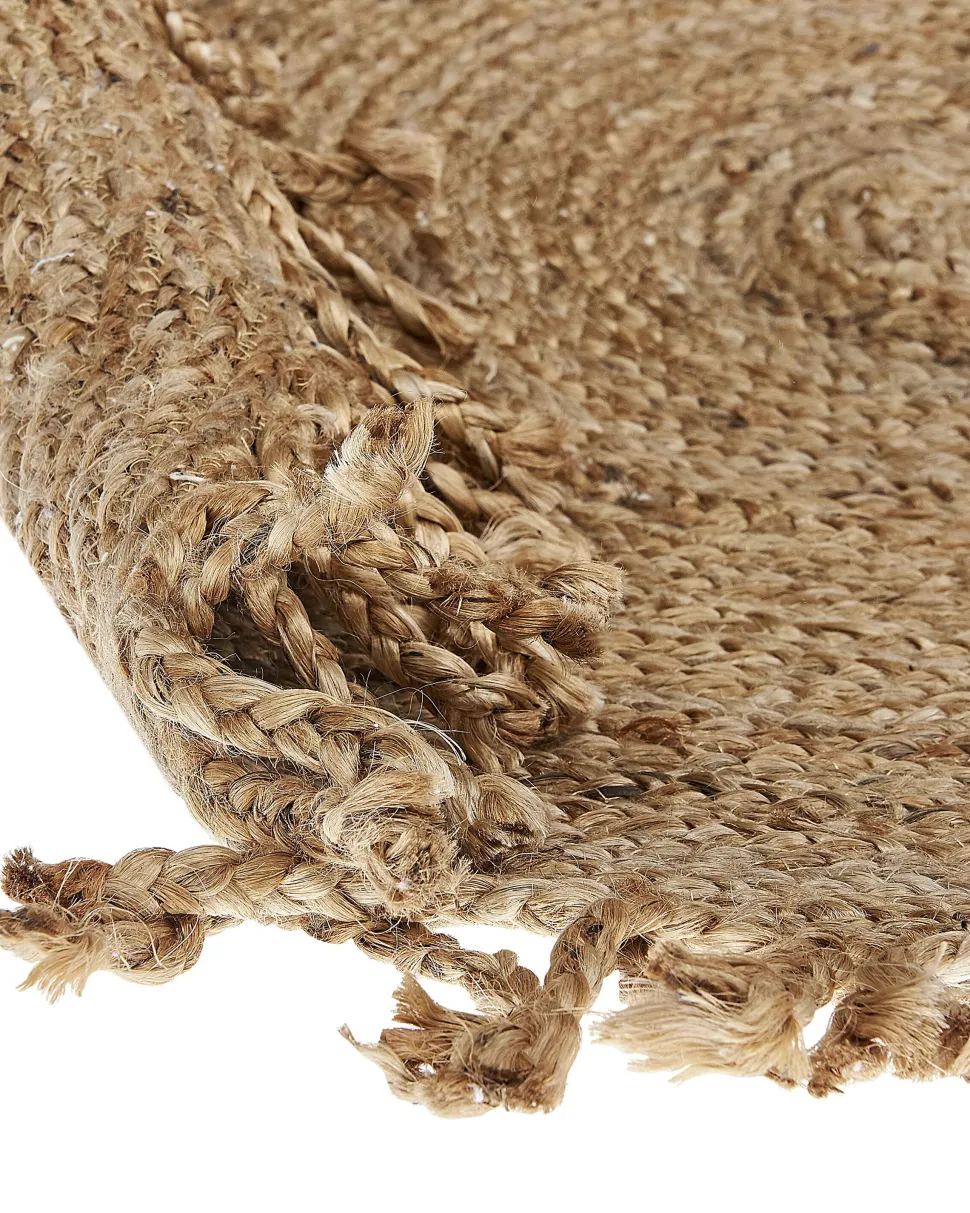 Teppich Jute Beige 120 Cm Zonguldak
