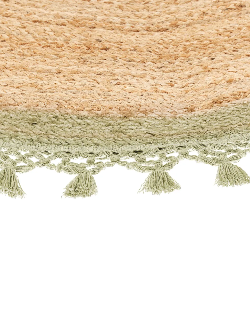 Teppich Jute Beige / Grun 140 Cm Marts