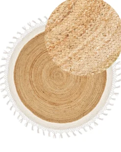 Teppich Jute Beige / Weis 140 Cm Marts