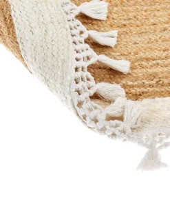Teppich Jute Beige / Weis 140 Cm Marts